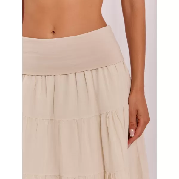  Dámská sukně ITALY MODA IT-SD-FL9357MSL.52 LIGHT BEIGE 