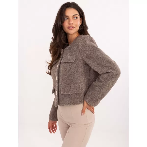  Dámská bunda RUE PARIS IT-KR-FL9586.64 DARK BEIGE 
