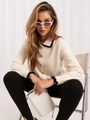 Dámský svetr ITALY MODA IR-SW-QF9581.13 LIGHT BEIGE