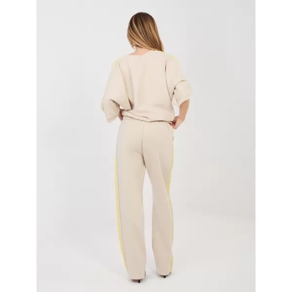 Dámská tepláková souprava RUE PARIS IT-KMPL-22215.78 BEIGE 