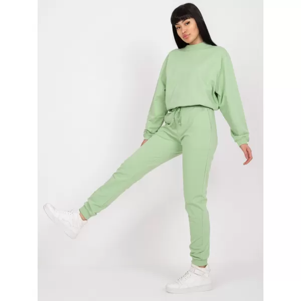  Dámské tepláky BASIC FEEL GOOD AP-DR-A-003 PISTACHIO 