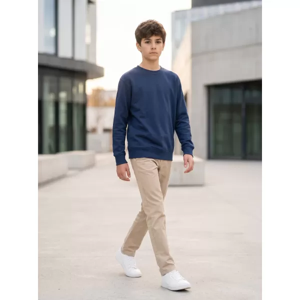  Dětská mikina MALFINI CREW 427 PŮLNOČNÍ MODRÁ 