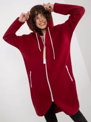Dámská mikina RELEVANCE RV-BL-4742.20P BURGUNDY
