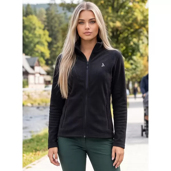  Dámská fleece mikina ALTISPORT ALW002853 ČERNOSTŘÍBRNÁ 