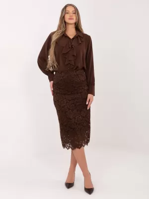 Dámská sukně ITALY MODA IT-SD-21852.15 BROWN