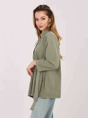 Dámská košile RUE PARIS IT-KS-FL10188.27 KHAKI