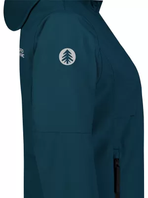 Dámská nepromokavá bunda NORDBLANC BOURNE NBSJL8317 PETROLEJOVÁ