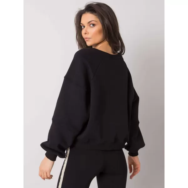 Dámská mikina RUE PARIS RV-BL-7334.69 NOIRE 