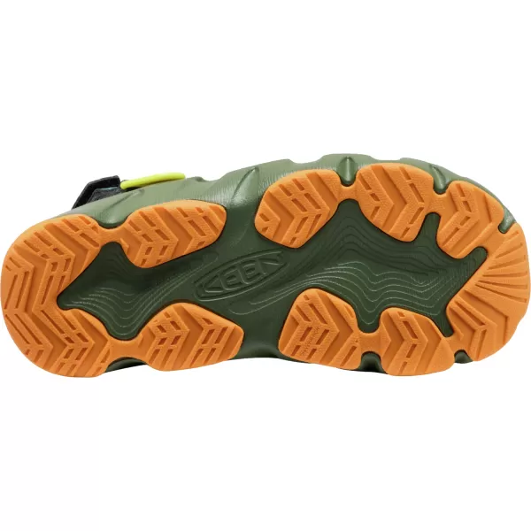  Juniorské sandály KEEN HYPERFLT BRONZE GREEN/ORANGE PEEL 