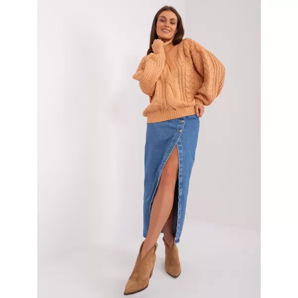  Dámský svetr WOOL FASHION ITALIA AT-SW-2350.91P PEACH 