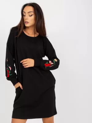 Dámské šaty RUE PARIS RV-SK-8088.59 BLACK