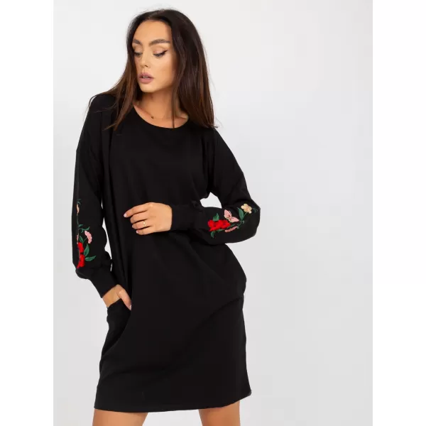  Dámské šaty RUE PARIS RV-SK-8088.59 BLACK 