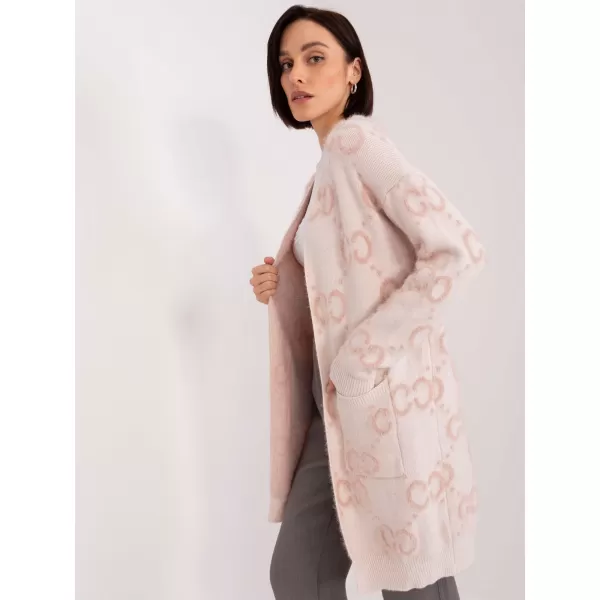  Dámský svetr WOOL FASHION ITALIA AT-SW-23401-A.86 BRIGHT PINK 
