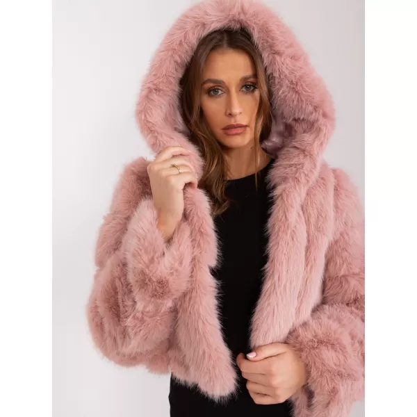  Dámská bunda WOOL FASHION ITALIA AT-KR-2378.96P BRIGHT PINK 