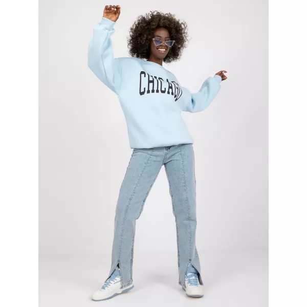  Dámská mikina EX MODA EM-BL-617-C.29X LIGHT BLUE 