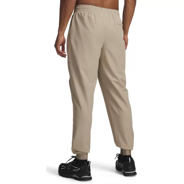  Pánské tepláky UNDER ARMOUR UA UNSTOPPABLE WOVEN JOGGER 1388823-299 HNĚDÁ 