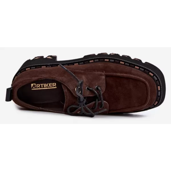  Dámské polobotky ARTIKER 59C0276 CHOCOLATE 