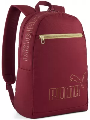 Batoh PUMA PHASE GOLD BACKPACK II 09300101 GARNET GLOW/GOLD