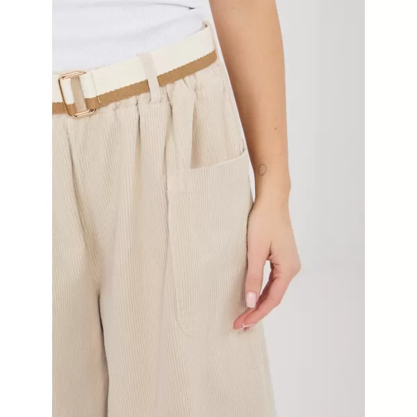  Dámské kalhoty RUE PARIS IT-SP-FL9665.14 LIGHT BEIGE 