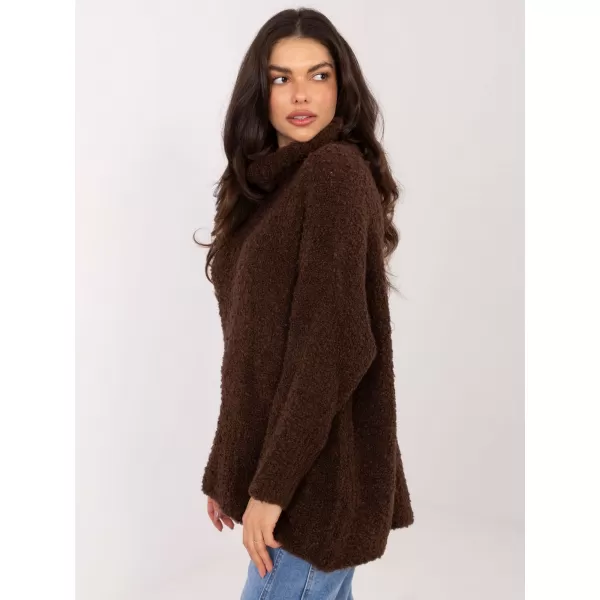 Dámský svetr FACTORY PRICE CH-SW-72993.25 DARK BROWN 