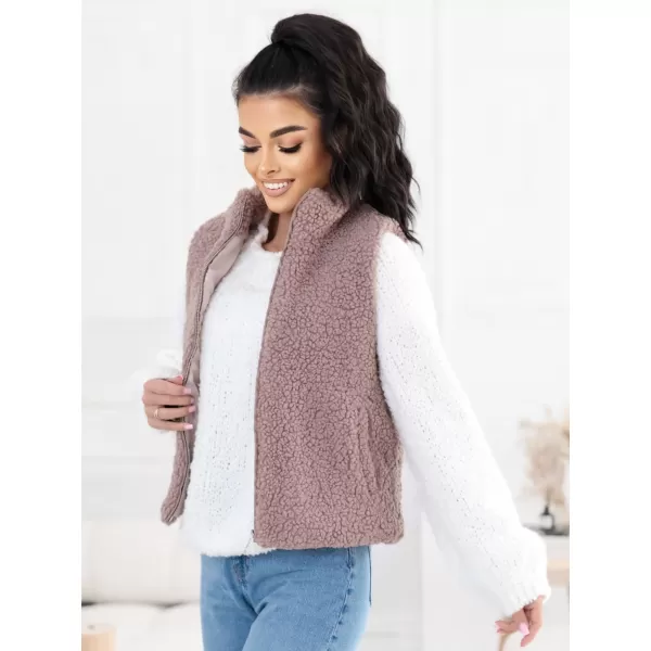  Dámská vesta FACTORY PRICE CS-KZ-1403.00P DARK BEIGE 