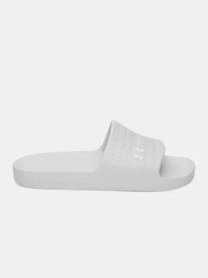 Dámské pantofle UNDER ARMOUR UA W ARMR SLIDE LITE 6007533-014 ŠEDÁ