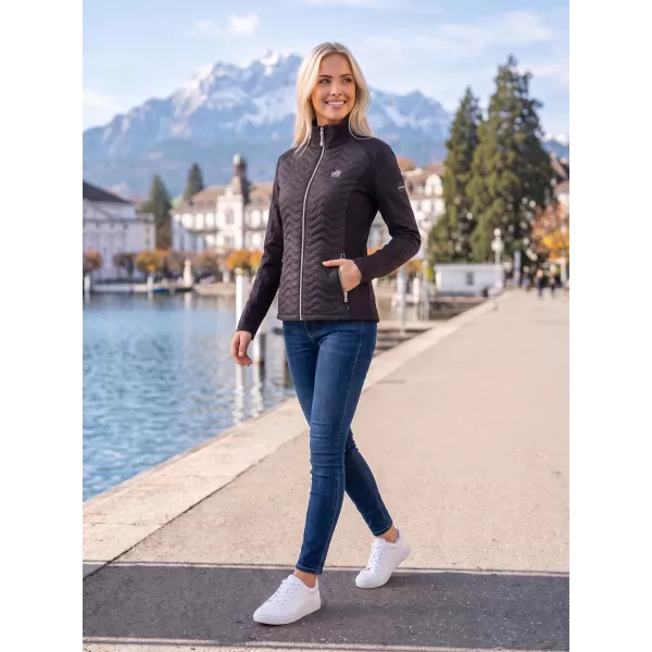  Dámská hybridní bunda ALTISPORT IDONY ČERNÁ 