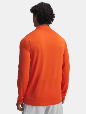 Pánské triko UNDER ARMOUR VANISH ELITE SEAMLESS 1/4 ZP 1382798-844 ORANŽOVÁ