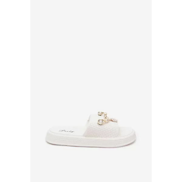  Dámské pantofle BOTO 56160 WHITE 