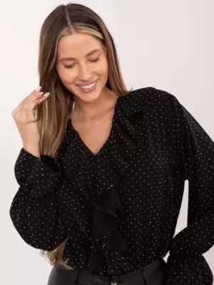 Dámská halenka ITALY MODA MI-BZ-92353.33 NOIRE