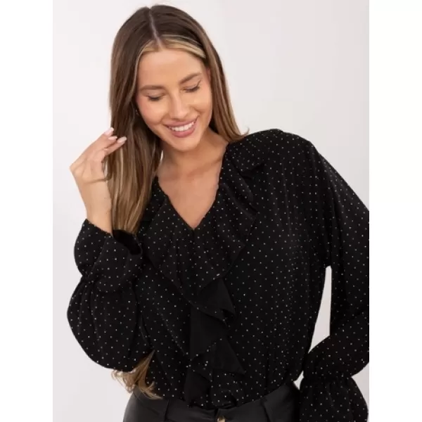  Dámská halenka ITALY MODA MI-BZ-92353.33 NOIRE 