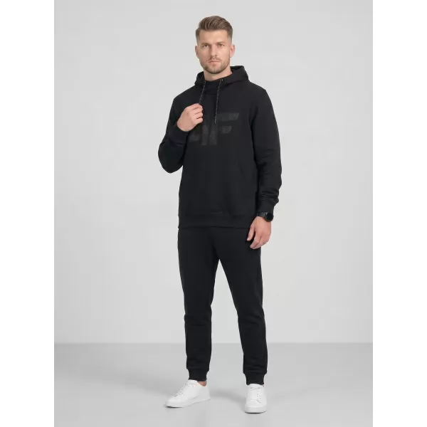  Pánská mikina 4F 4FWMM00TSWSM2548 DEEP BLACK 