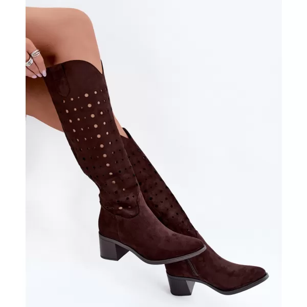 Dámské kozačky BOTO RMR2643-5 CHOCOLATE 