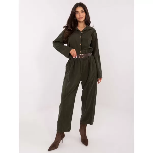  Dámské kalhoty ITALY MODA IT-SP-258009.83 KHAKI 