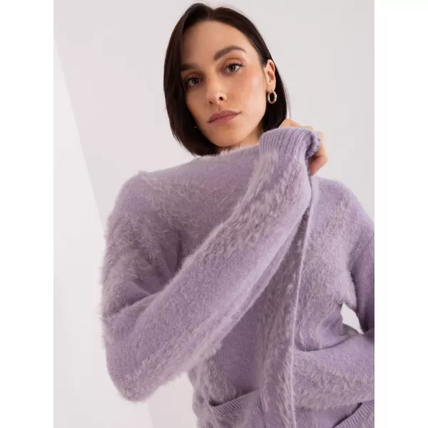  Dámský svetr WOOL FASHION ITALIA AT-SW-234501.00P BRIGHT PURPLE 