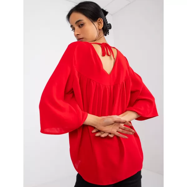 Dámská halenka RUE PARIS CHA-BZ-1701.29P RED 
