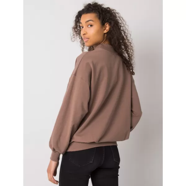  Dámská mikina RUE PARIS RV-BL-7323.00X BROWN 