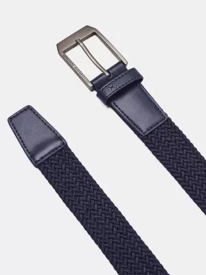 Pánský pásek UNDER ARMOUR M BRAIDED GOLF BELT 1387746-410 MODRÁ