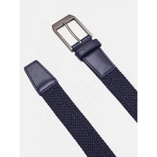  Pánský pásek UNDER ARMOUR M BRAIDED GOLF BELT 1387746-410 MODRÁ 