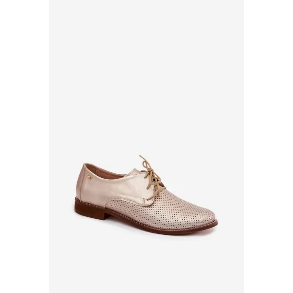  Dámské polobotky ZAZOO 4238/HOGL GOLD 