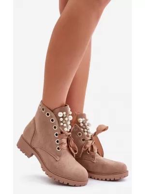 Dámské kotníkové boty BOTO 8371 BEIGE