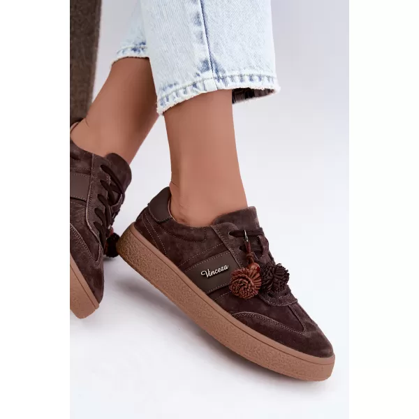  Dámské tenisky VINCEZA 79682 CHOCOLATE 