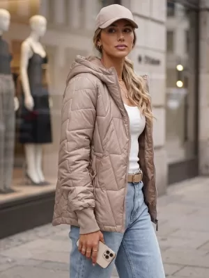 Dámská bunda DSTREET BÉŽOVÁ