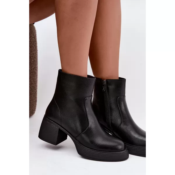  Dámské kotníkové boty D&A CR62-3369 BLACK 