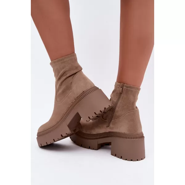  Dámské boty BOTO 9670A-1 KHAKI 