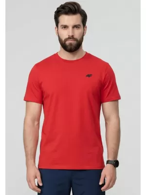 Pánské funkční triko 4F 4FWAW25TFTSM1526 RED