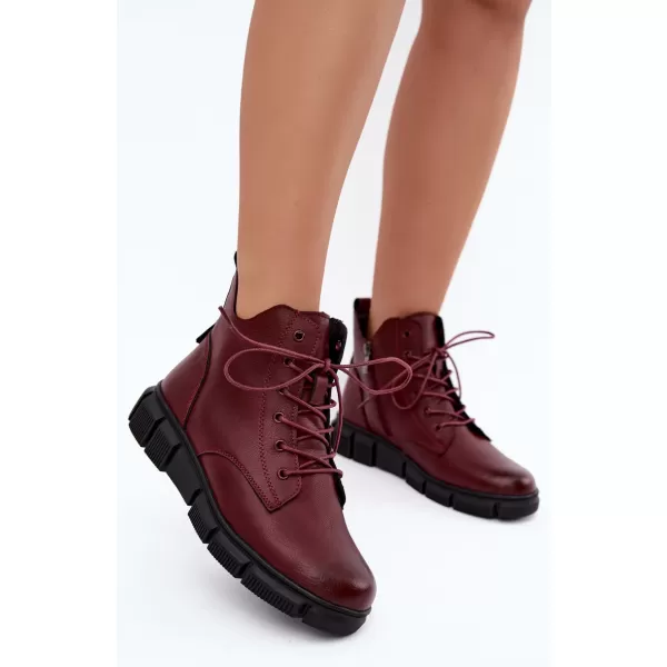  Dámské boty BOTO 26BT17-9301 BURGUNDY 
