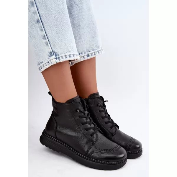  Dámské kotníkové boty VINCEZA 107249 BLACK 