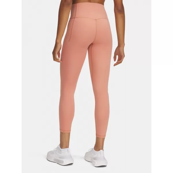  Dámské legíny UNDER ARMOUR MERIDIAN ANKLE LEG 1382525-696 RŮŽOVÁ 