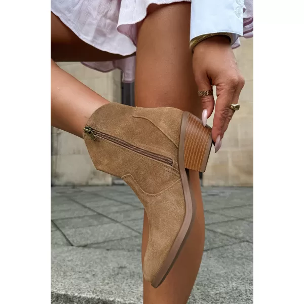  Dámské kotníkové boty BIG STAR SHOES TT274953 BÉŽOVÁ 